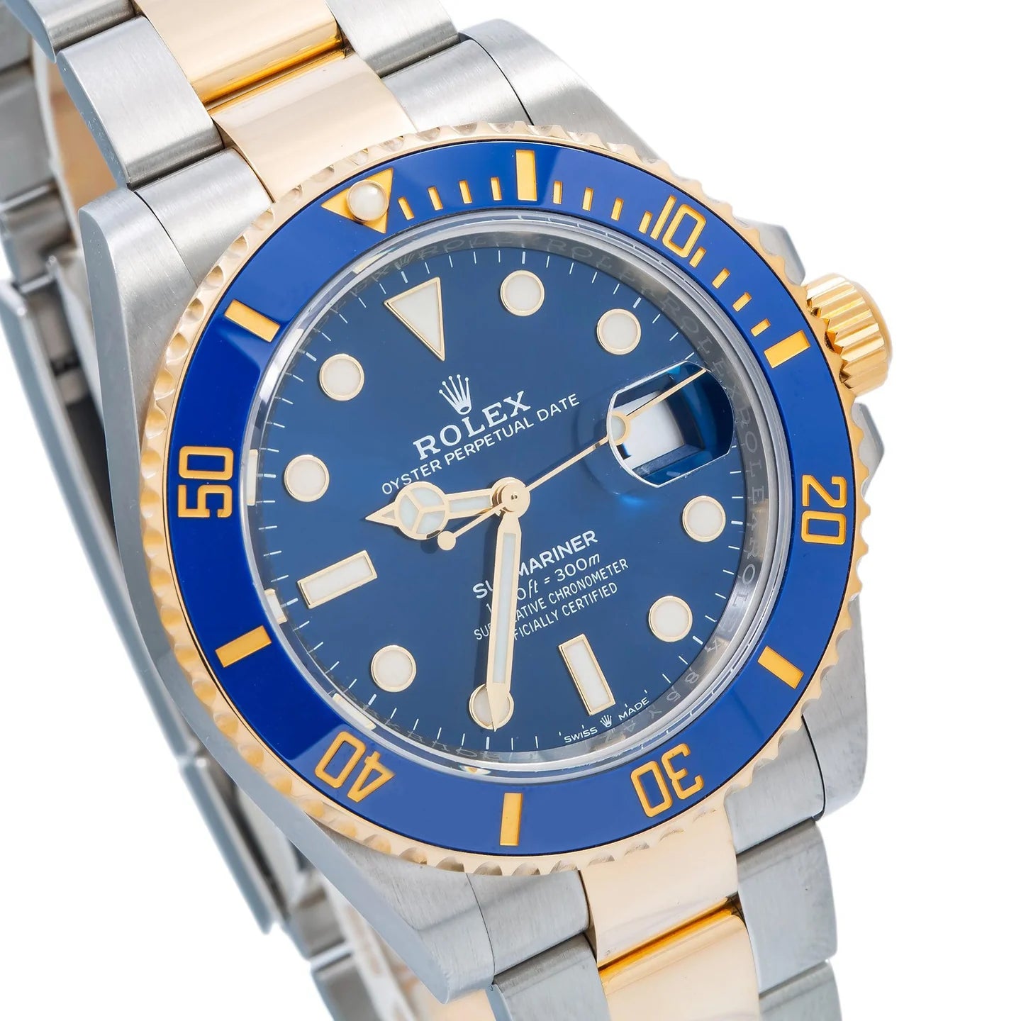 Rolex Submariner Date 41mm Two Tone Blue Dial