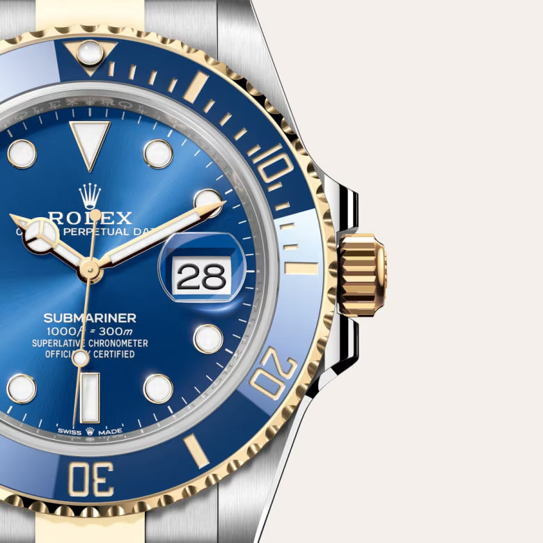 Rolex Submariner Date 41mm Two Tone Blue Dial