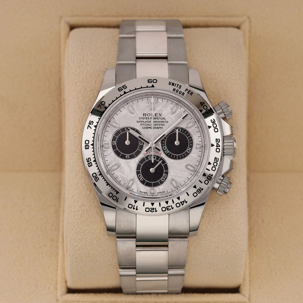 Rolex Cosmograph Daytona Rosegold Fond Météorite
