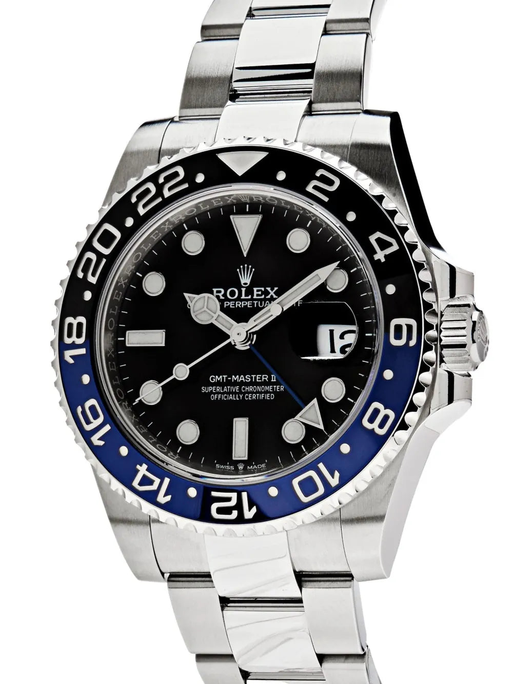 Rolex GMT-Master II Batman 40 mm, acier Oystersteel