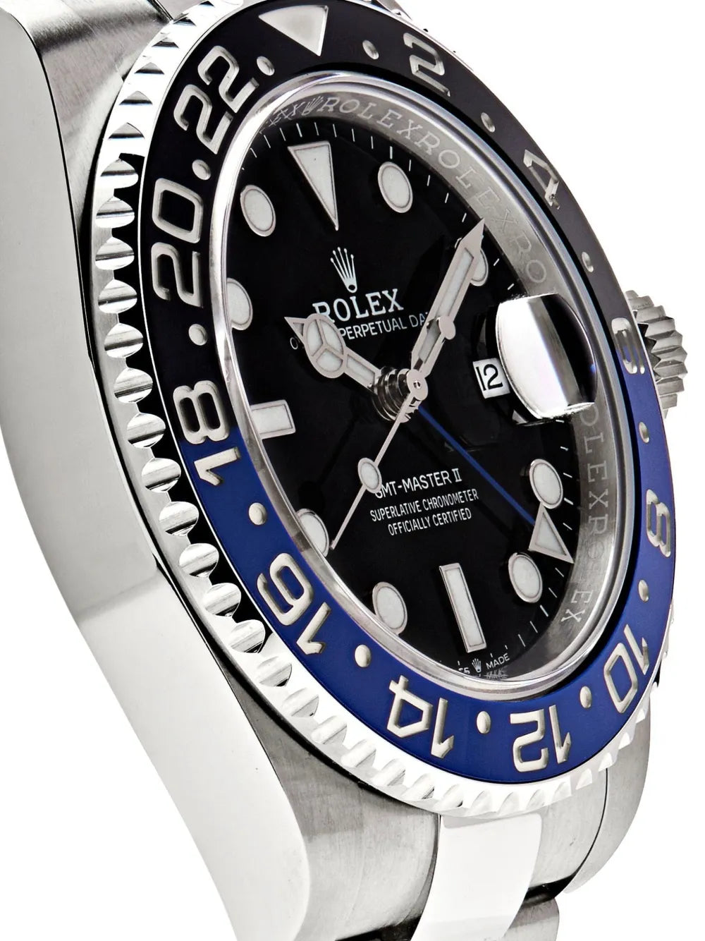 Rolex GMT-Master II Batman 40 mm, acier Oystersteel