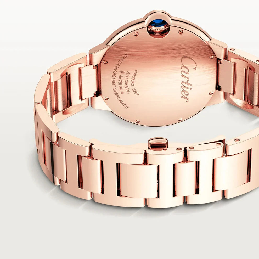Ballon Bleu De Cartier Or Rose Sertie