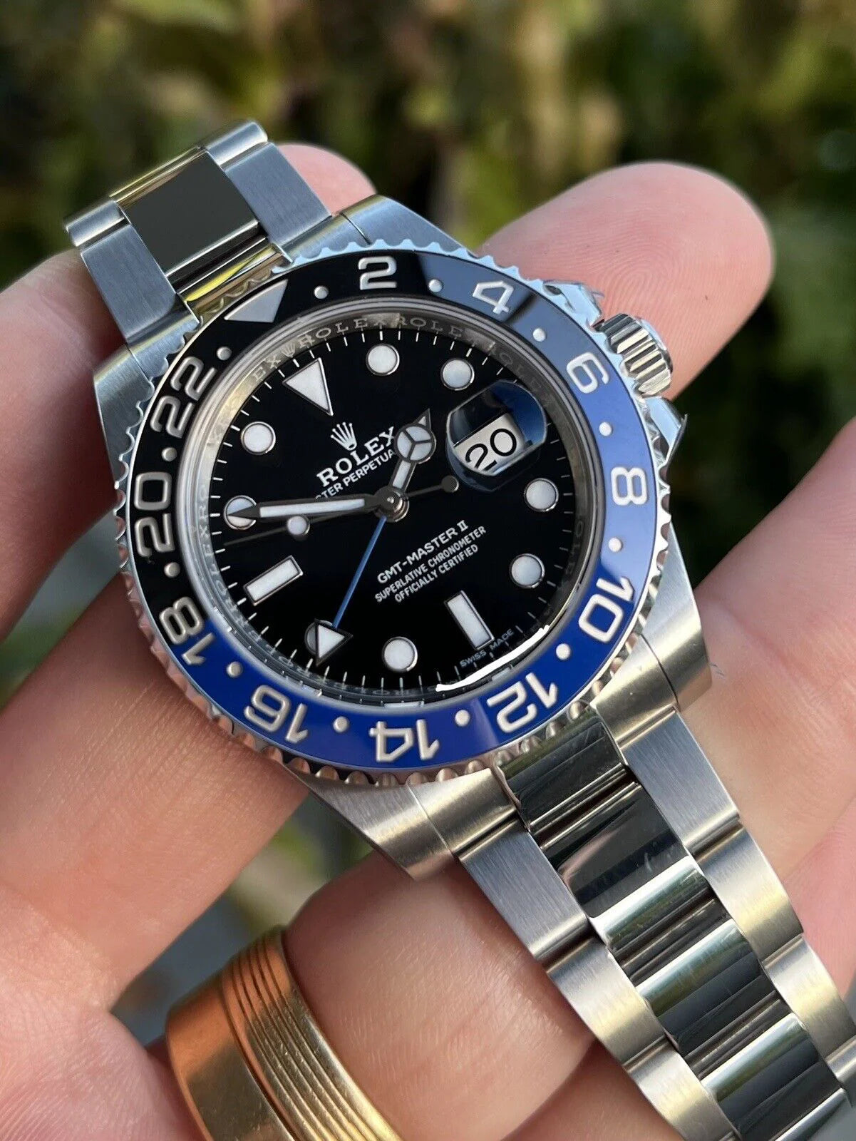 Rolex GMT II Oyster Batman