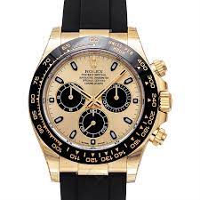 Rolex Daytona Yellow Gold black