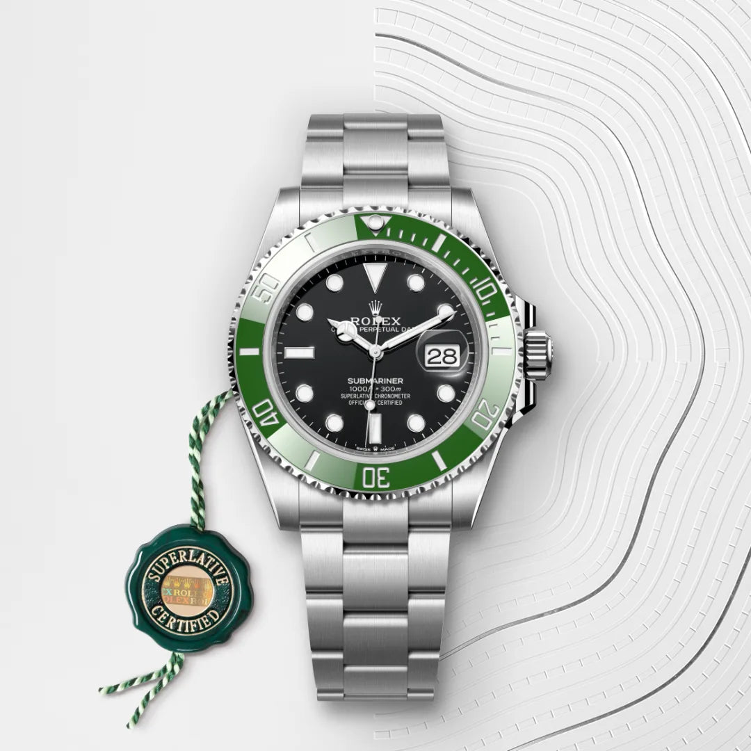 Rolex Submariner Date Oyster, 41 mm, acier Oystersteel