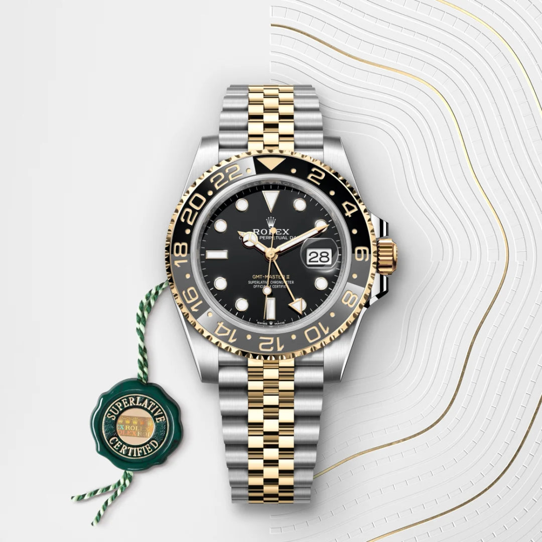 Rolex GMT-Master II Oyster, 40 mm, Oystersteel and yellow gold