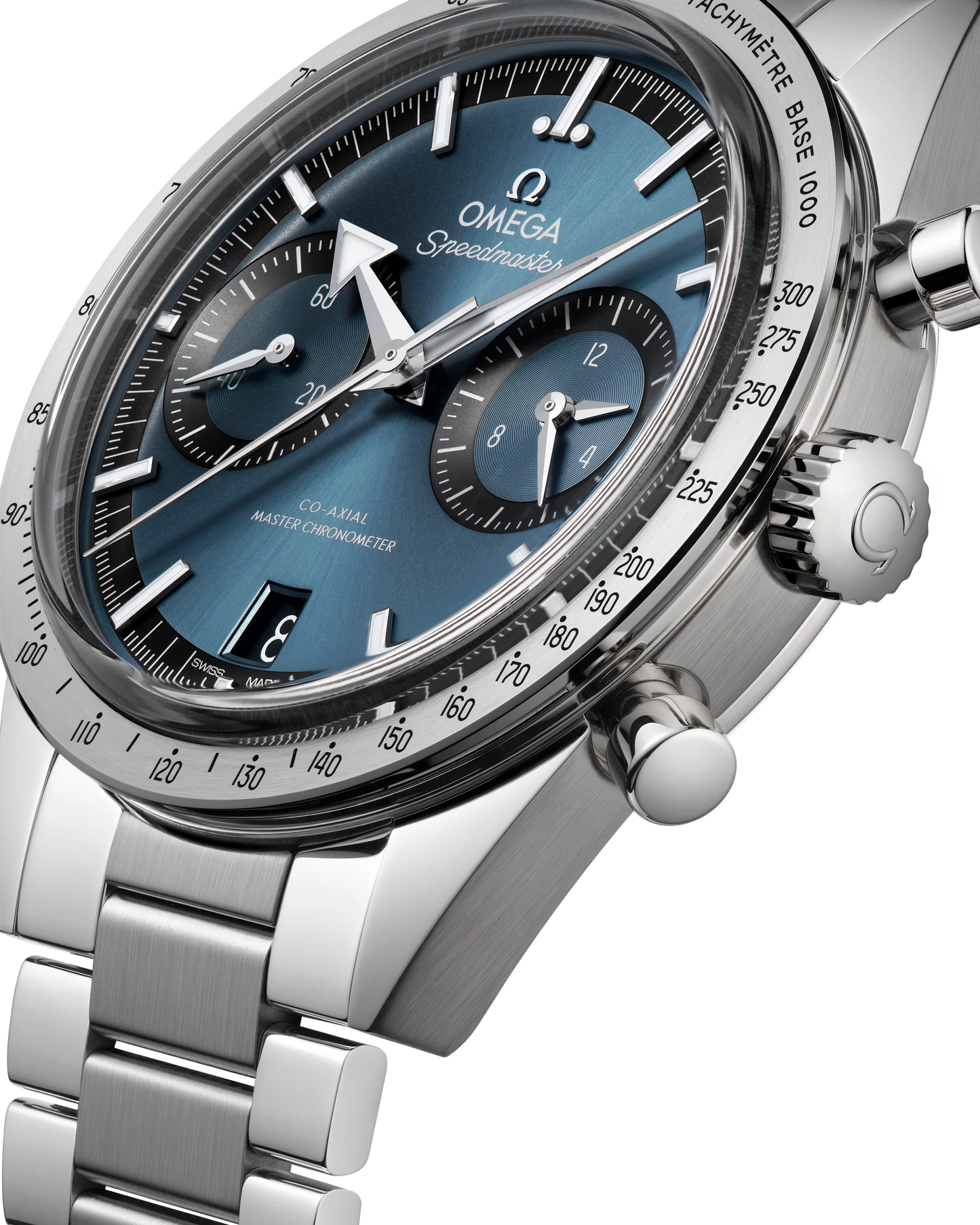 Omega speedmaster 57 bleu