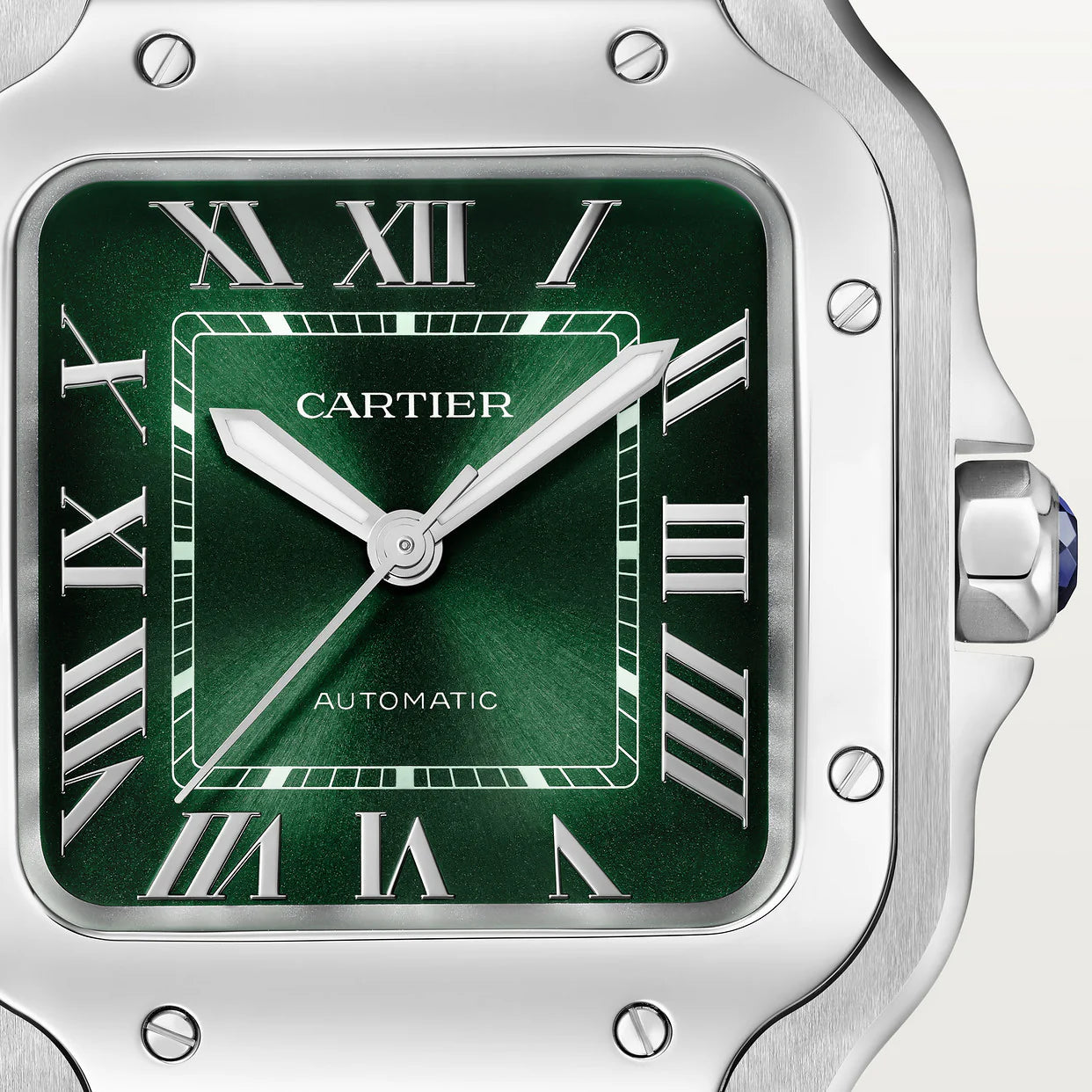 Montre Santos De Cartier Tableau Vert
