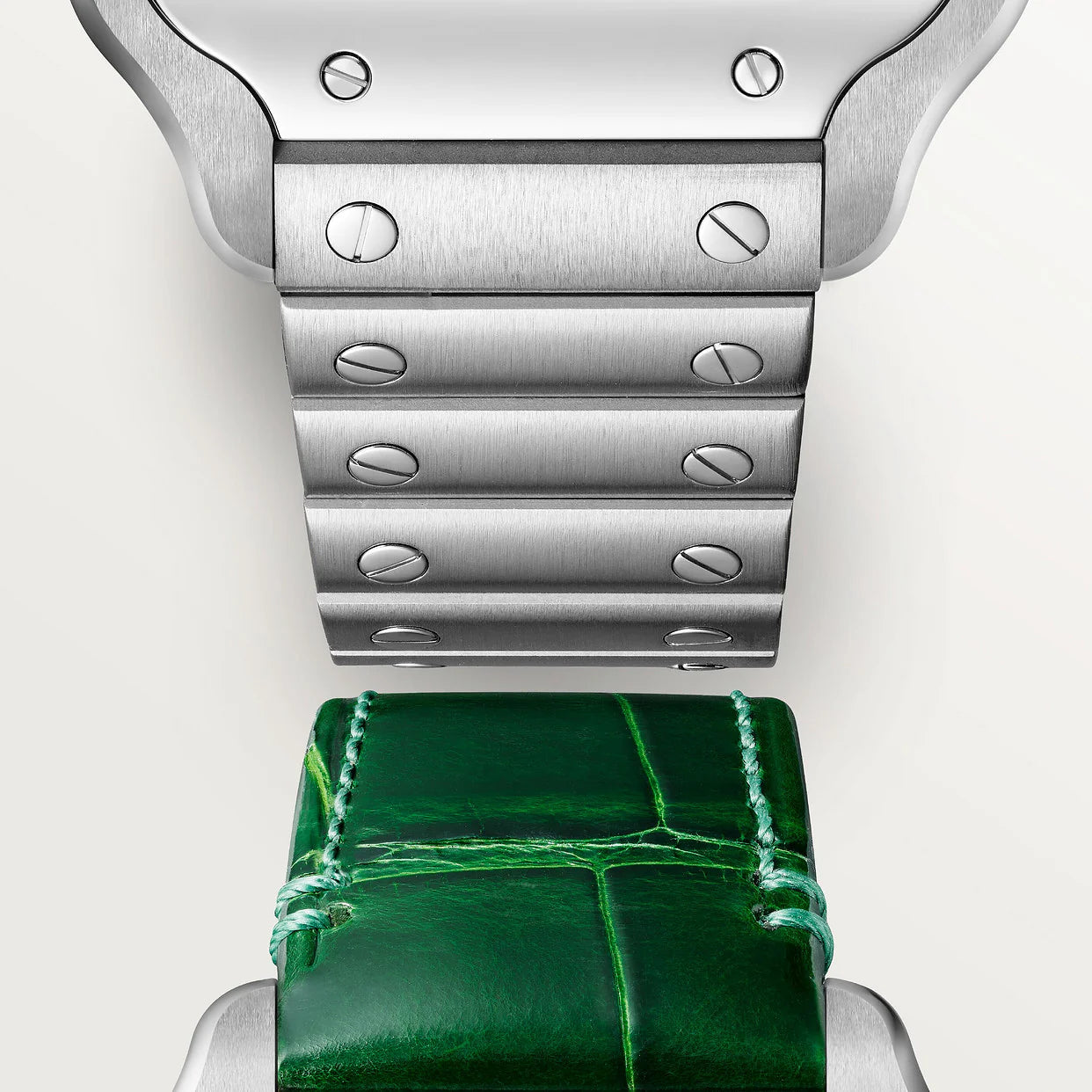 Montre Santos De Cartier Tableau Vert