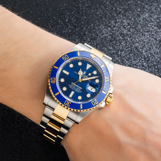 Rolex Submariner Date 41mm Two Tone Blue Dial