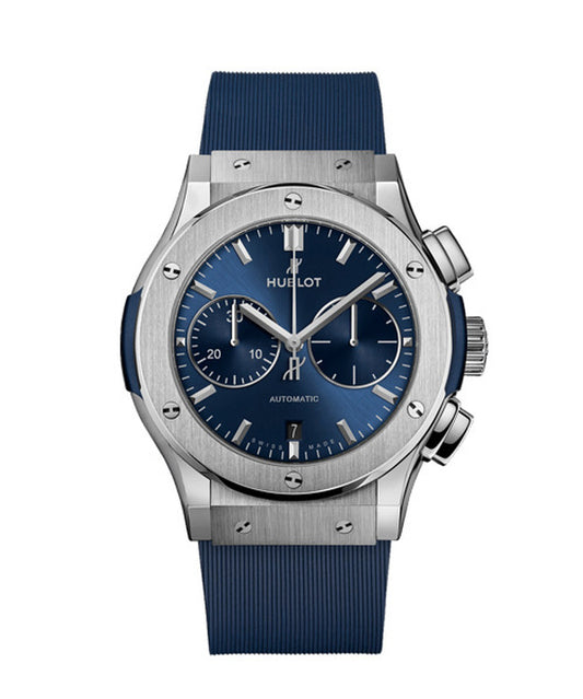 Hublot Classic Fusion Chronograph Titanium Blue