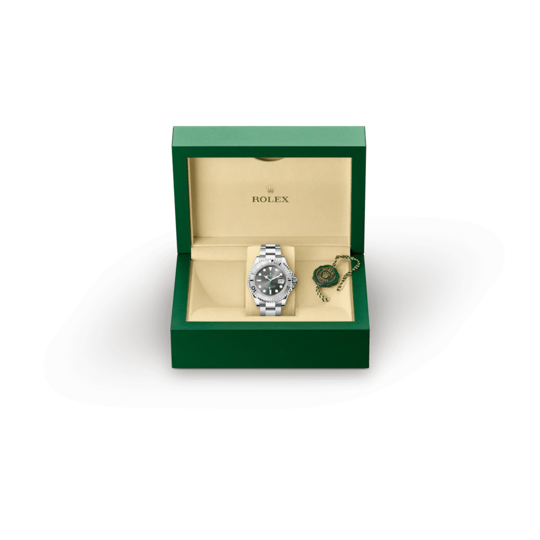 Yacht-Master 40 Oyster, 40 mm, Oystersteel and platinum