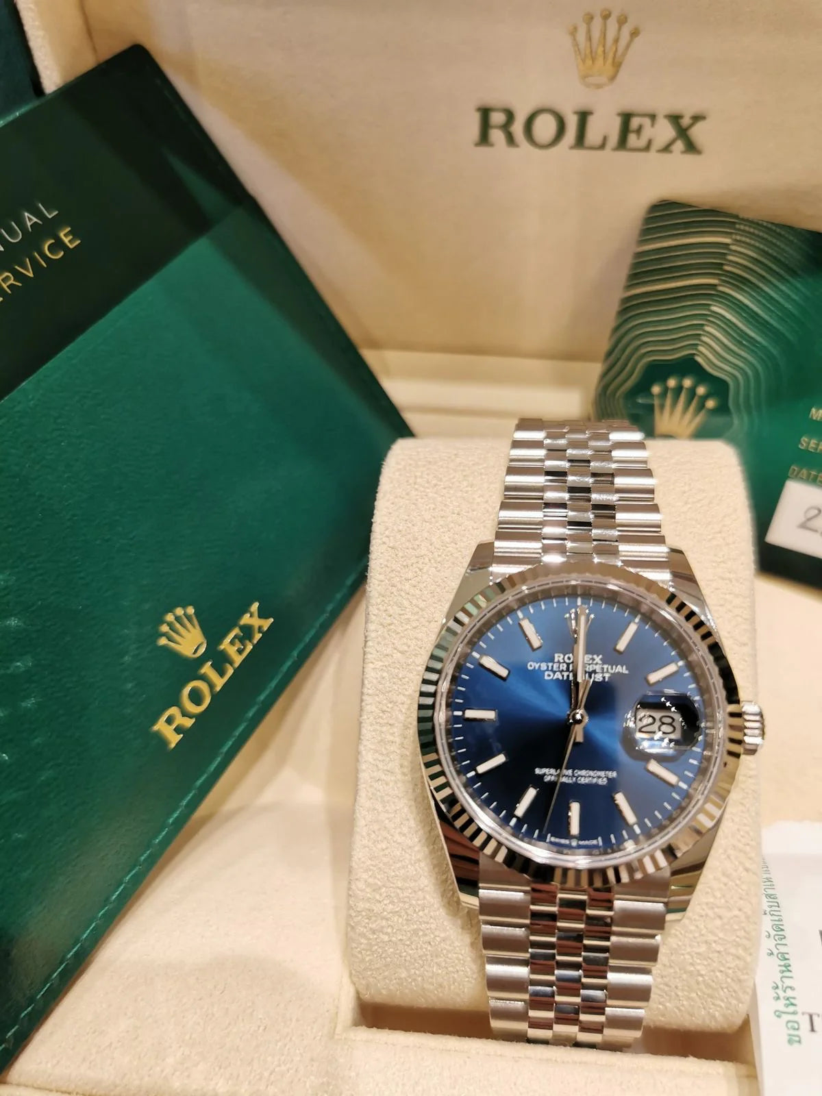 Datejust 36/ 41mm Bleu 126234 Modèle 2021