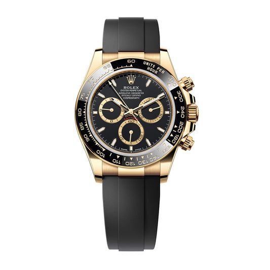 Rolex Daytona Yellow Gold black