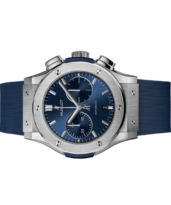 Hublot Classic Fusion Chronograph Titanium Blue