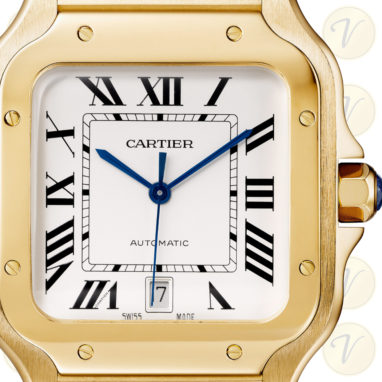 Cartier Santos Gold