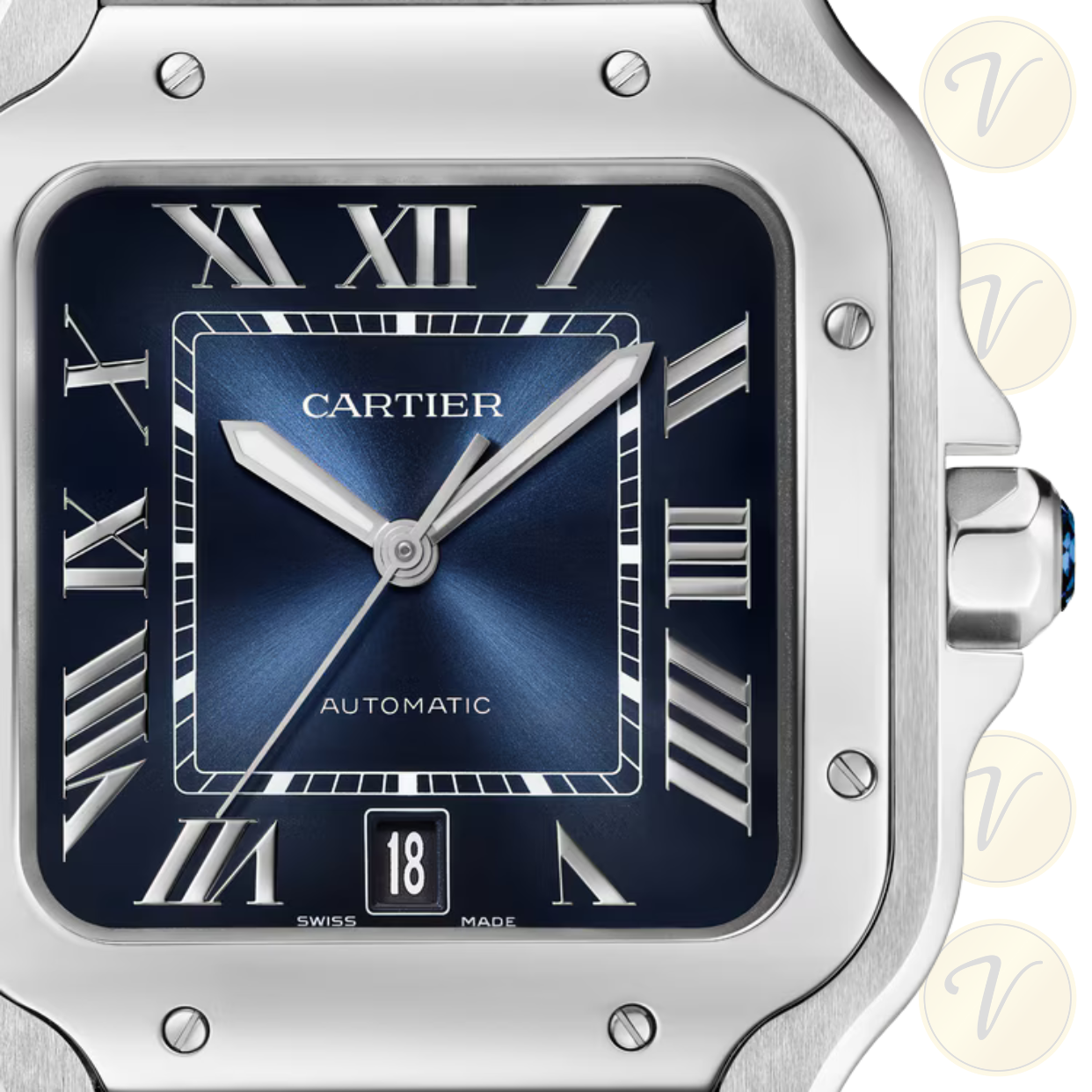 Cartier Santos, Tableau Bleu