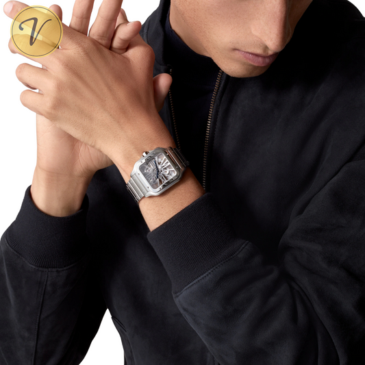 SANTOS DE CARTIER L SKELETON DIAL