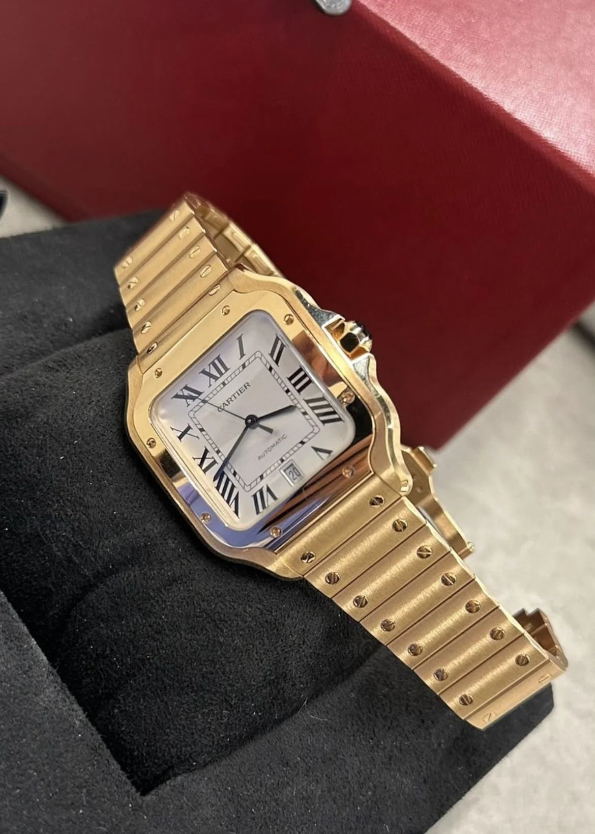 Cartier Santos Gold