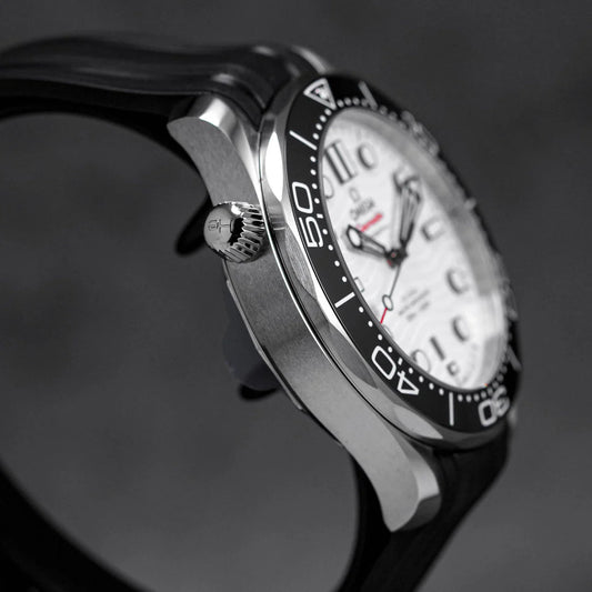 SEAMASTER DIVER 300 WHITE DIAL RUBBER STRAP (2025)