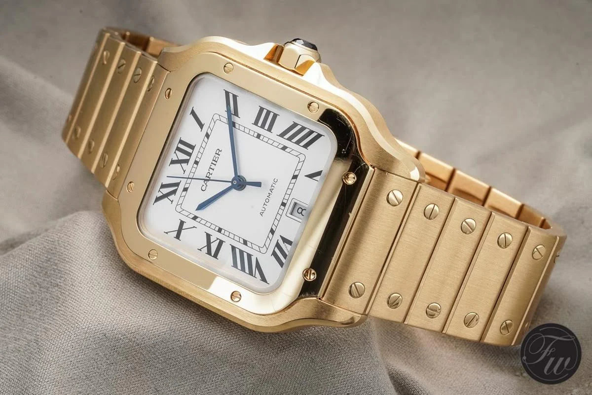 Cartier Santos Gold