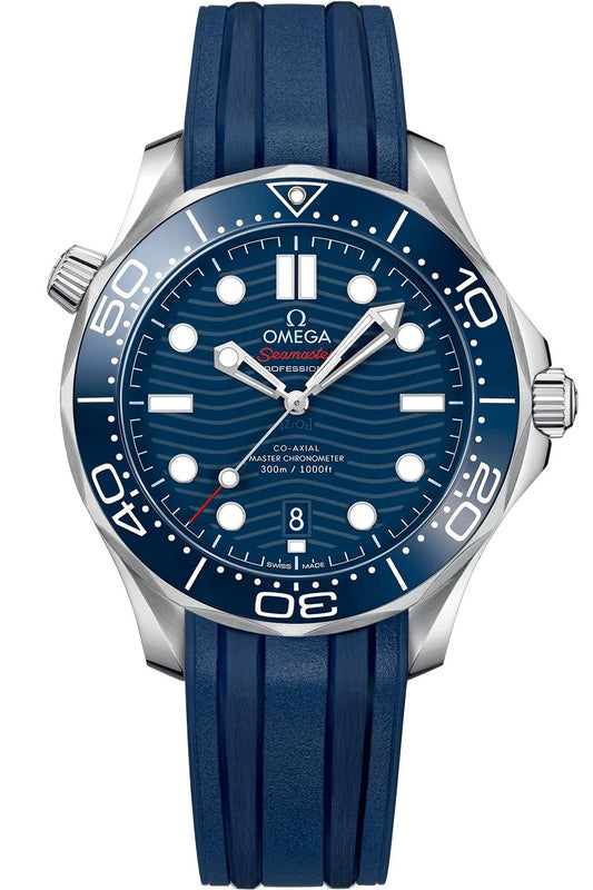 SEAMASTER DIVER 300 BLUE DIAL RUBBER STRAP (2025)