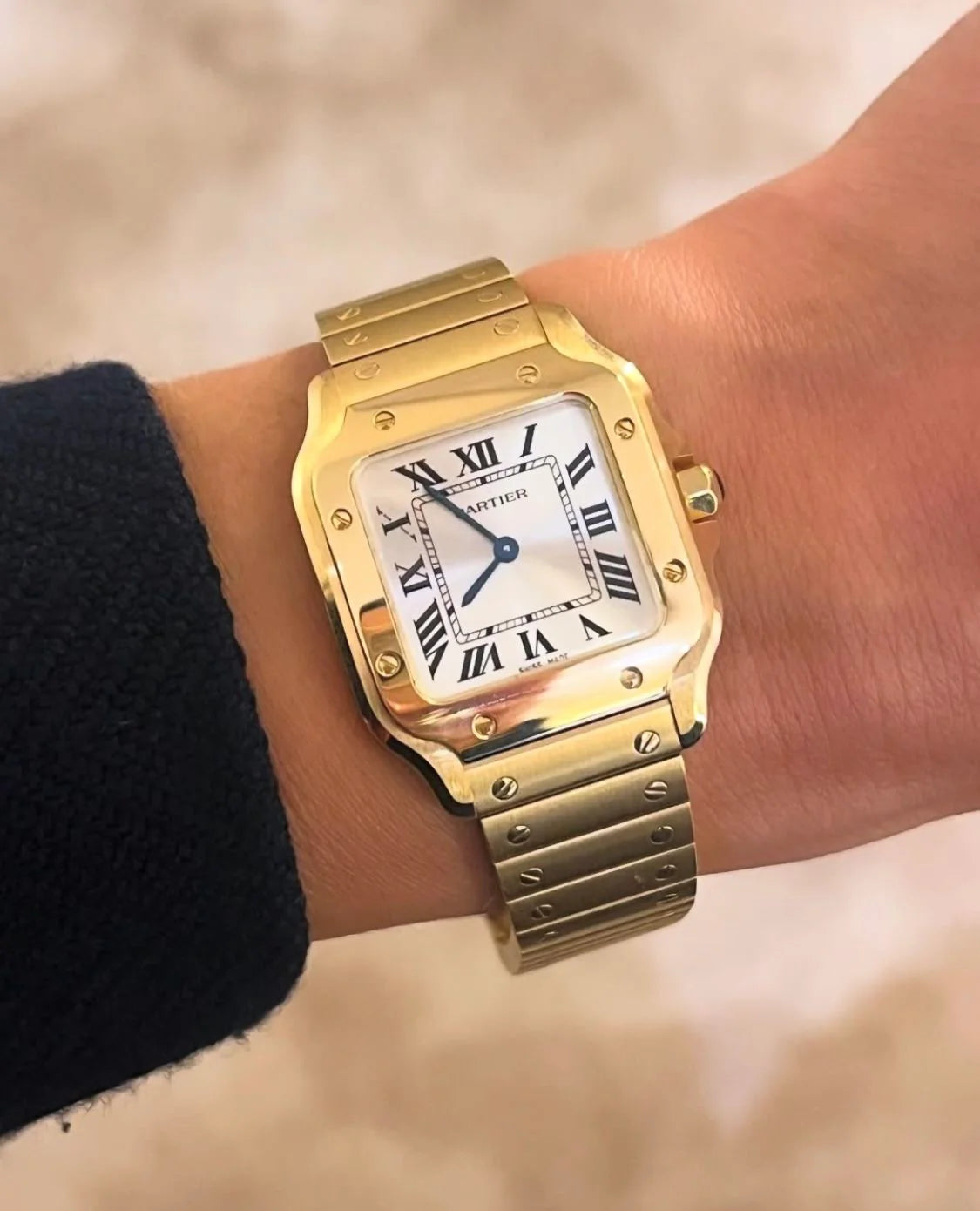 Cartier Santos Gold