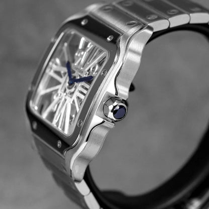 SANTOS DE CARTIER L SKELETON DIAL