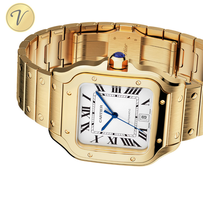 Cartier Santos Gold