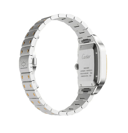 Cartier Santos Gold Silver Pour Homme