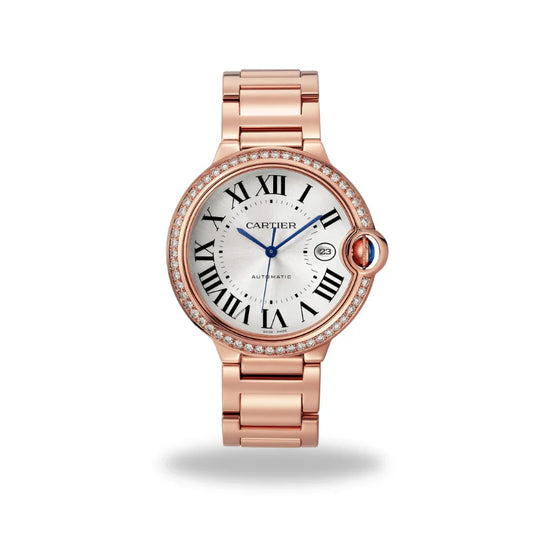 Ballon Bleu De Cartier Or Rose Sertie