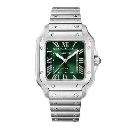 Montre Santos De Cartier Tableau Vert