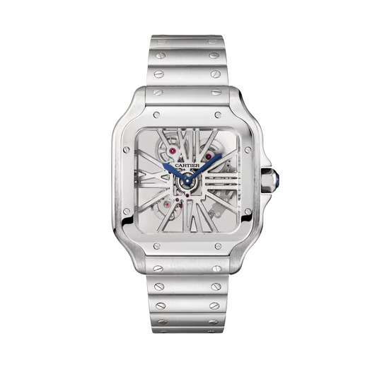 SANTOS DE CARTIER L SKELETON DIAL