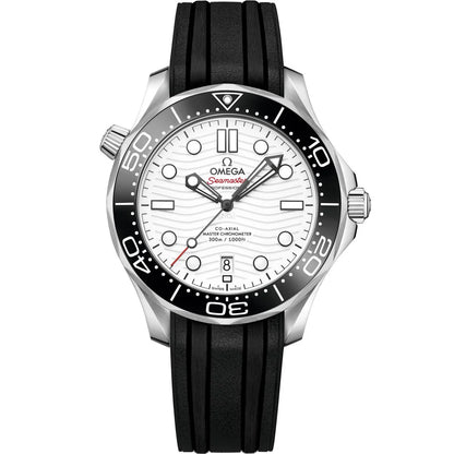SEAMASTER DIVER 300 WHITE DIAL RUBBER STRAP (2025)