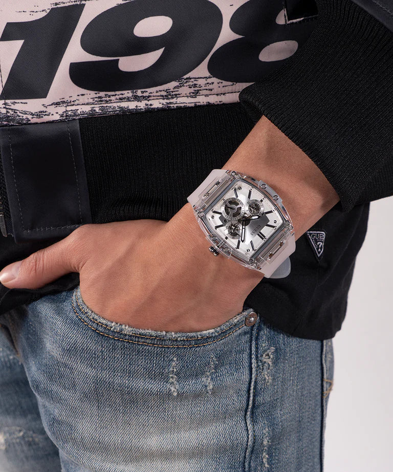 Guess GW0203G1 men's watch, silicone strap