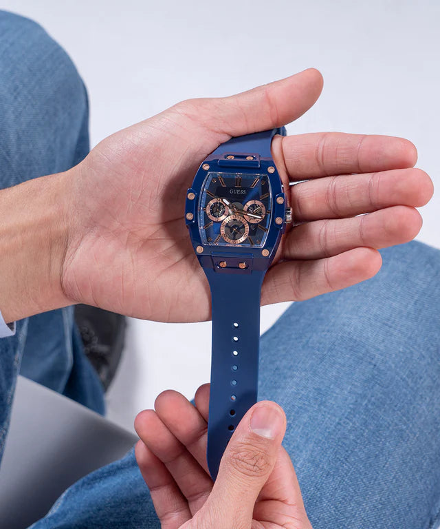 Guess GW0203G7 men's watch, silicone strap