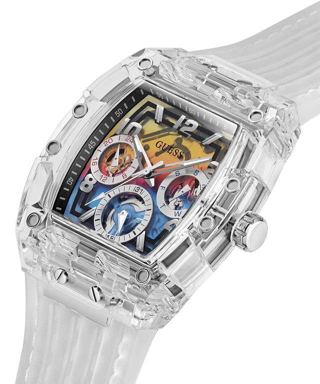 Guess GW0499G3 men's watch, silicone strap