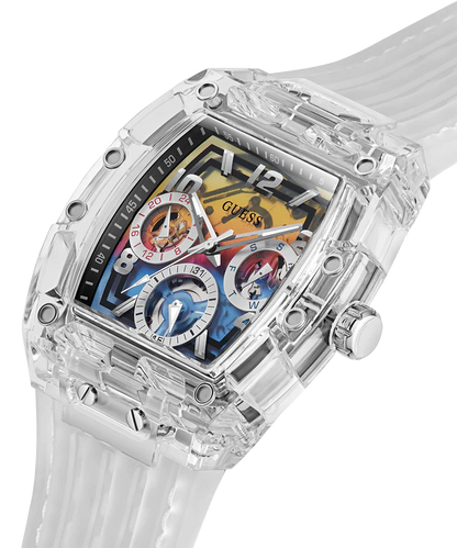 Guess GW0499G3 men's watch, silicone strap