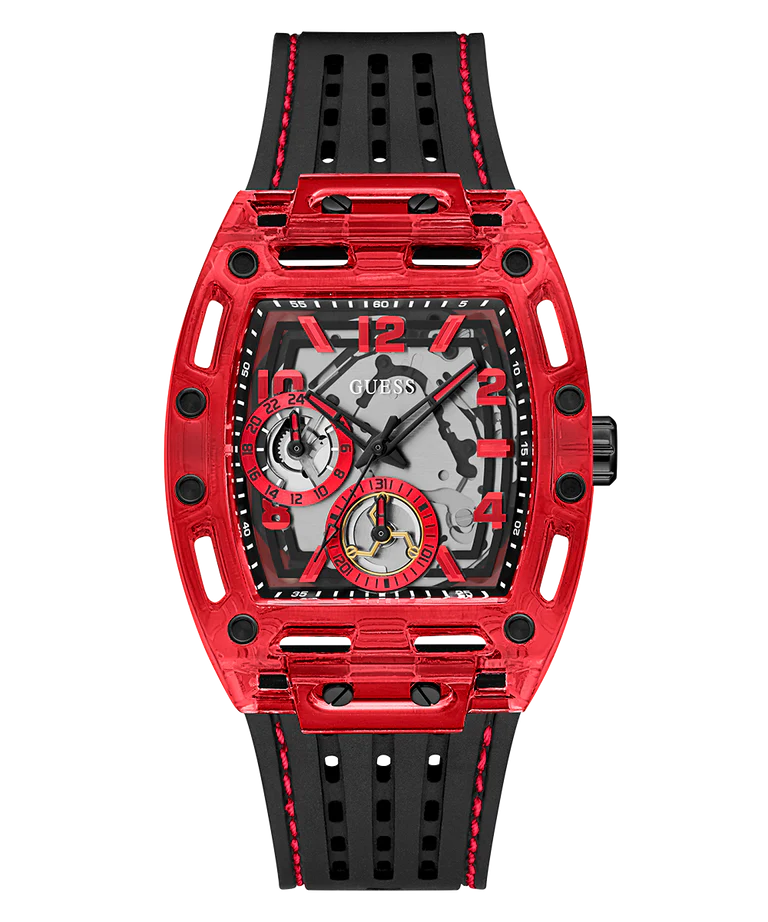 Guess GW0499G4 men's watch, silicone strap