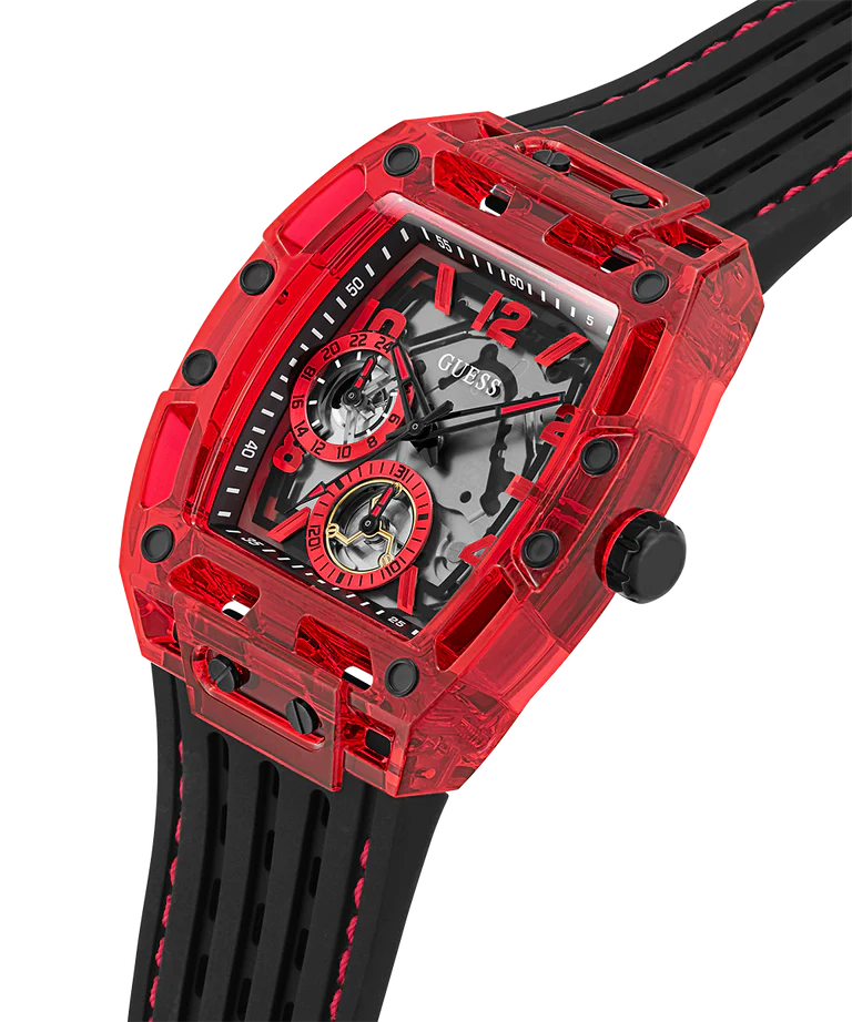 Guess GW0499G4 men's watch, silicone strap