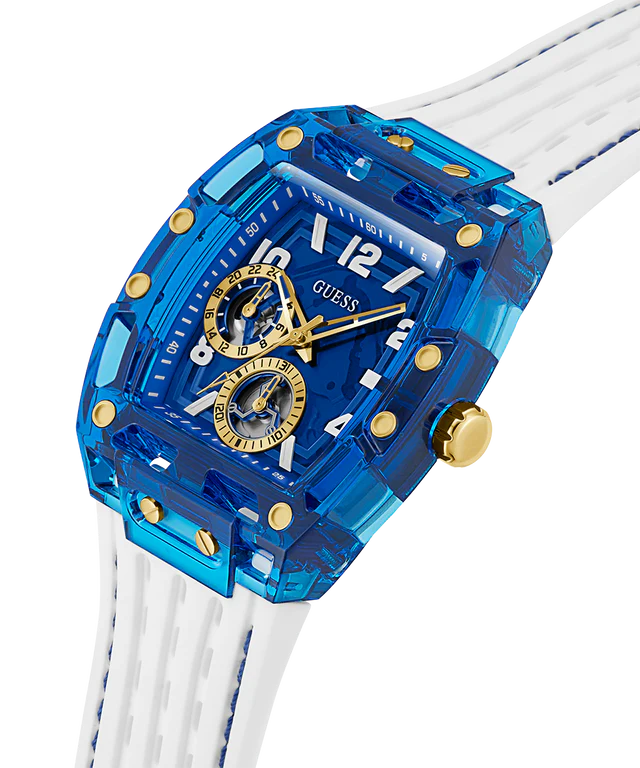 Guess GW0499G6 men's watch, silicone strap