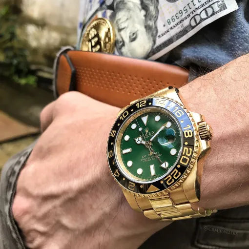 RX GMT‑MASTER II Vert/Or Jaune