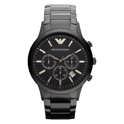 Emporio Armani AR2453 Mens Chronograph Watch - Black
