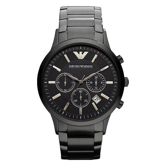 Emporio Armani AR2453 Mens Chronograph Watch - Black