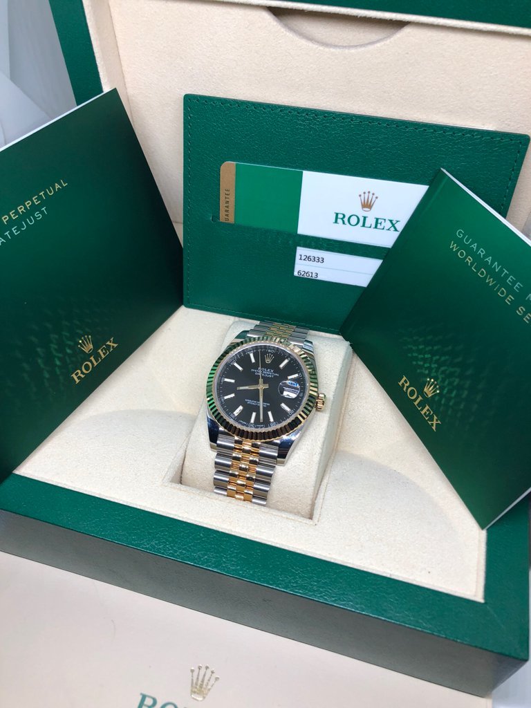 RX Datejust 126333-0014 Fond Noir Jubilée 41 mm