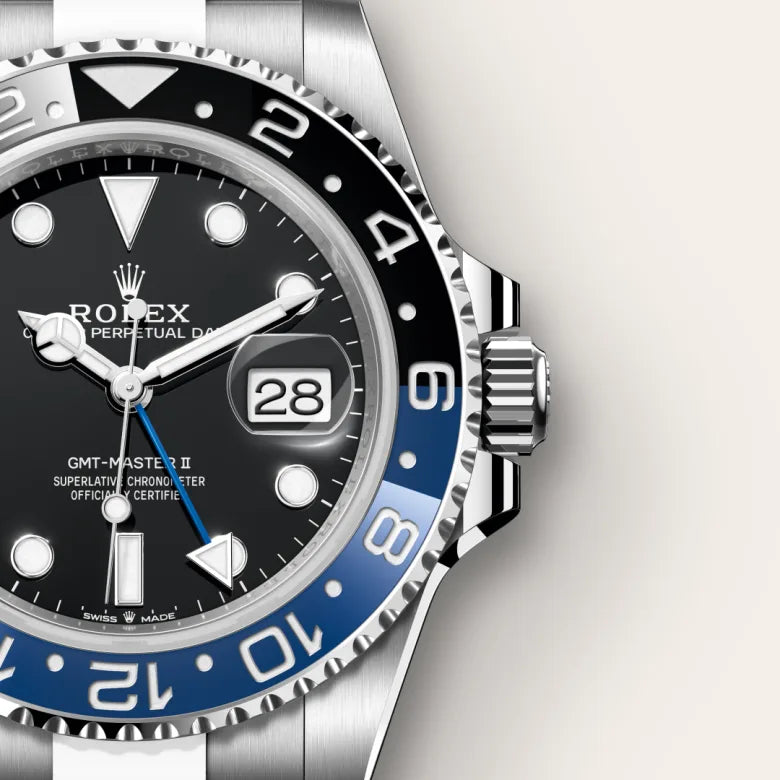 Rolex GMT-Master II Batman 40 mm, acier Oystersteel