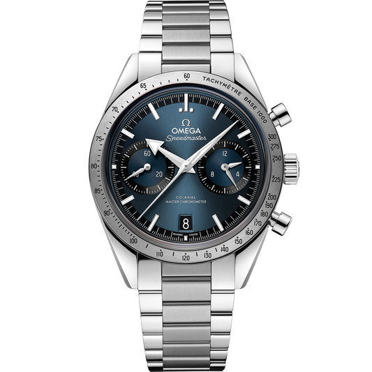 Omega speedmaster 57 bleu