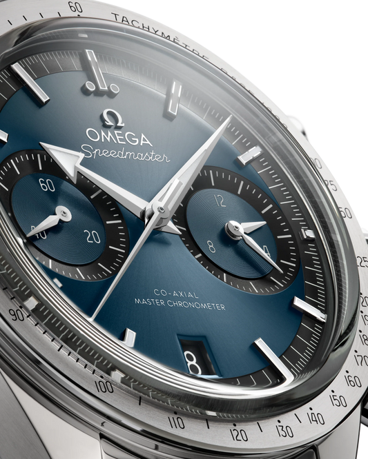 Omega speedmaster 57 bleu