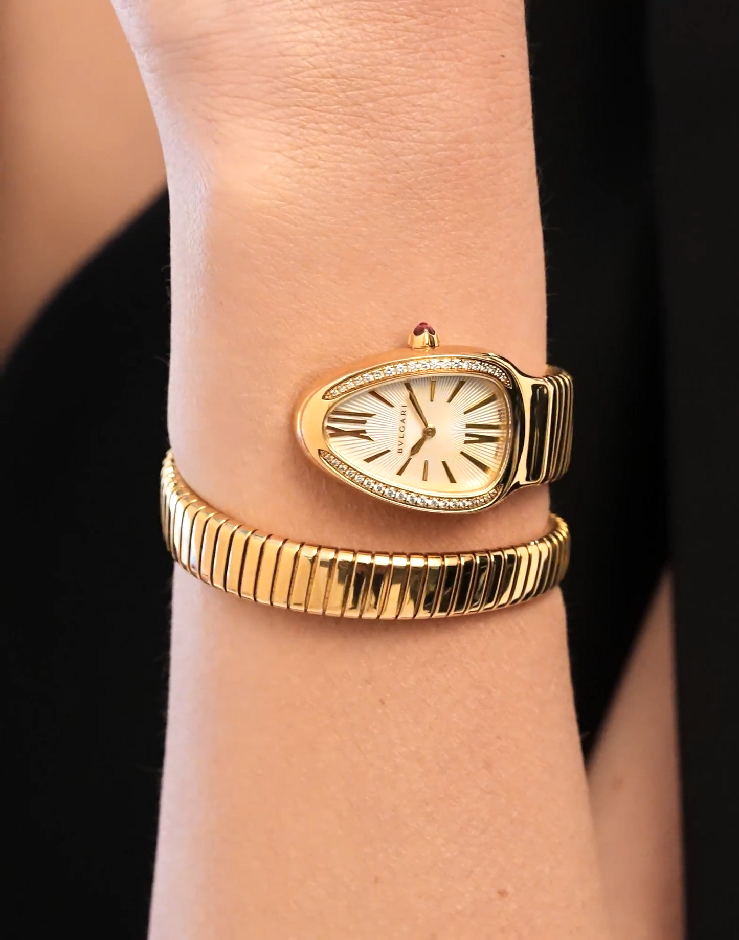 Serpenti Tubogas Montre Yellow Gold 101924