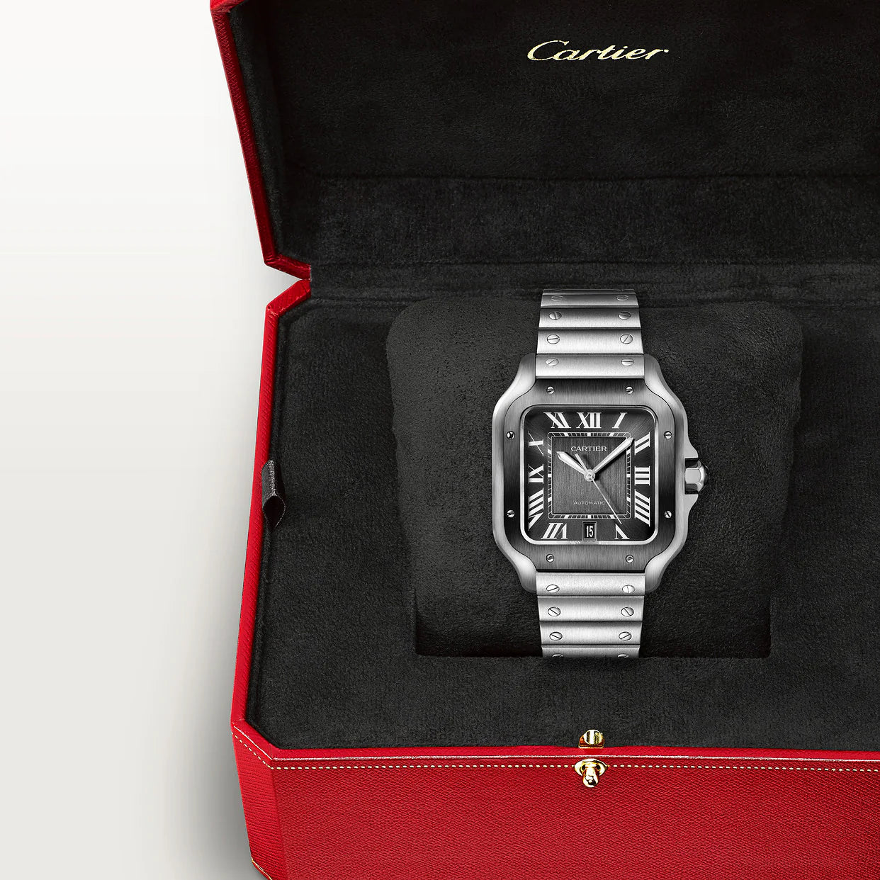 Montre Santos De Cartier Tableau Noir